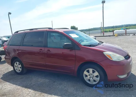 2004 Toyota Sienna Xle from USA, damaged, VIN 5TDZA22C64S061654